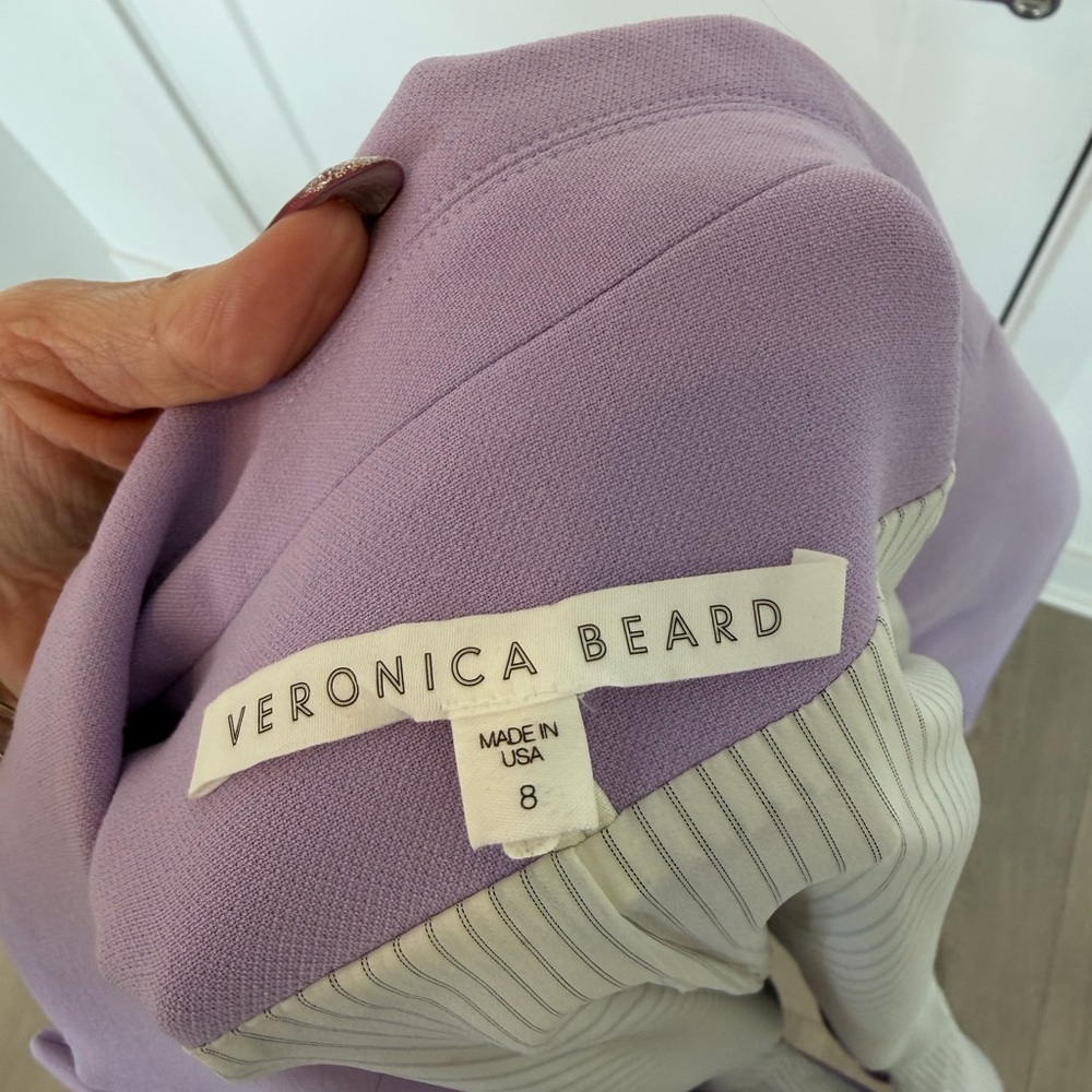 Veronica Beard lavender miller single breasted Dickey jacket blazer - Picture 4 of 6